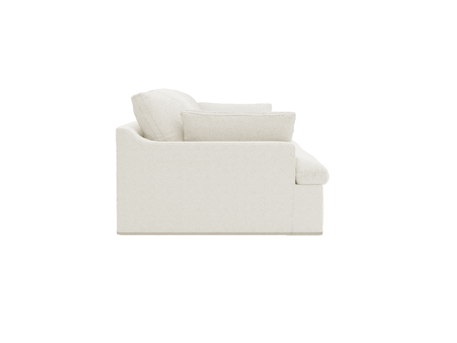 Retreat Boucle Ivory Modular Sofa - 3 Piece color Boucle Ivory