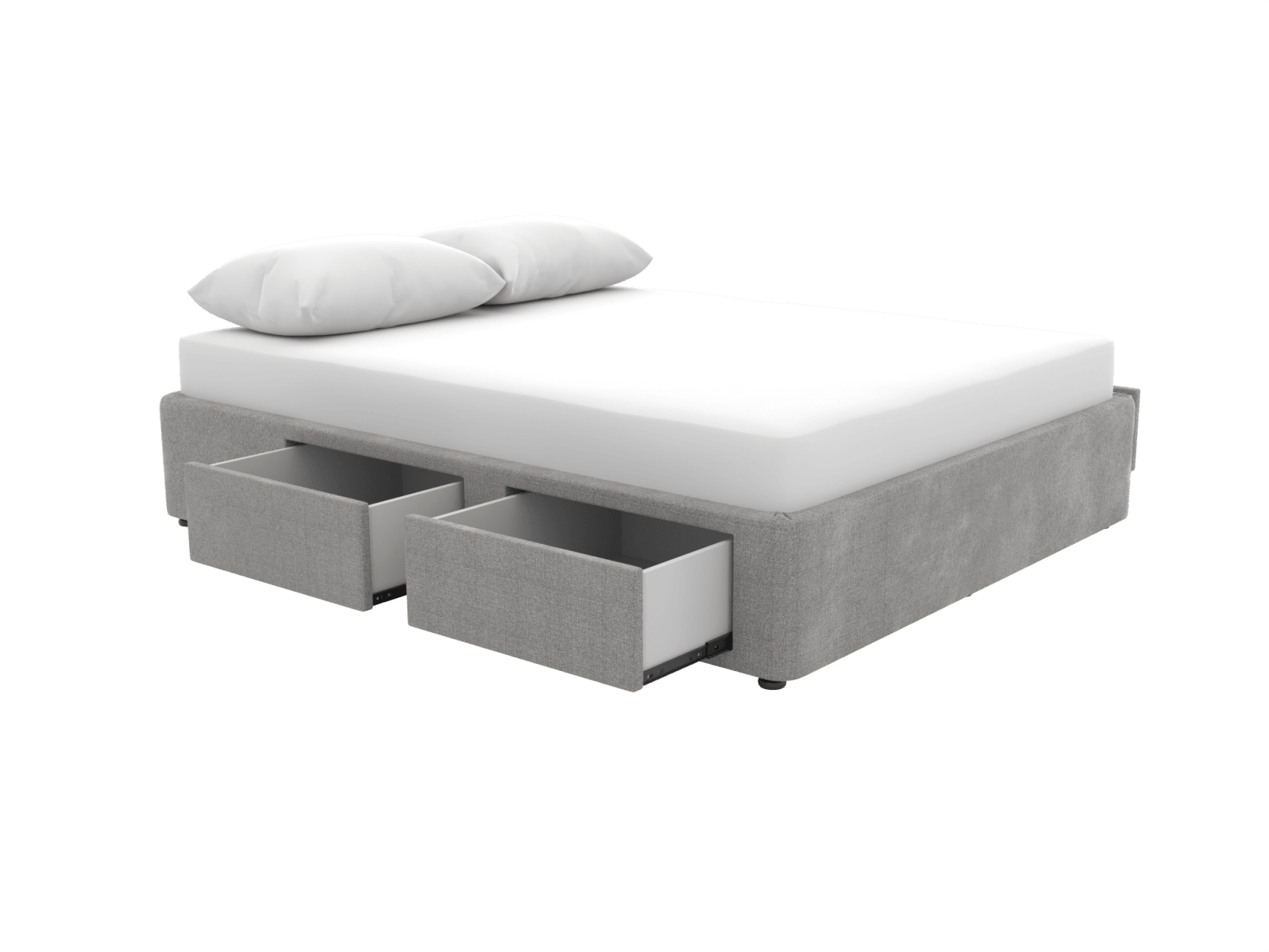 Zenith Storage Drawer Bed Base Toorak Pebble color Toorak Pebble