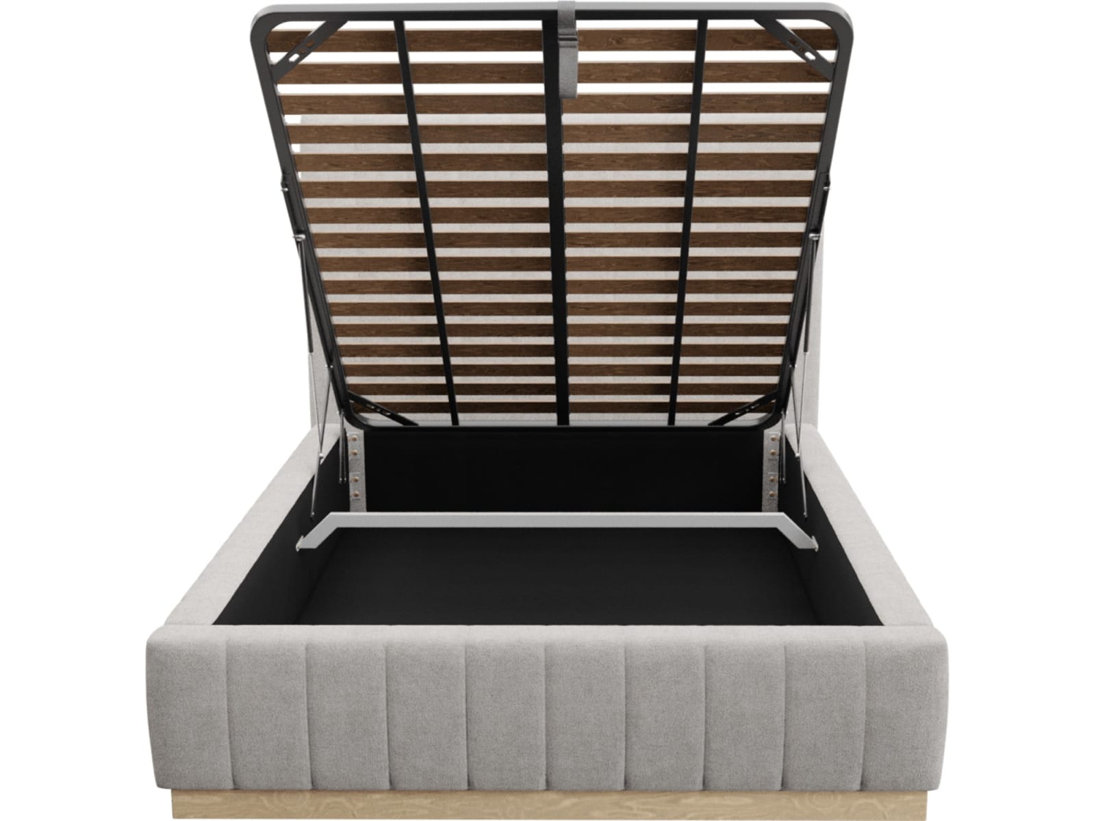 Brentwood Gas Lift Bed Avon Mineral color Avon Mineral