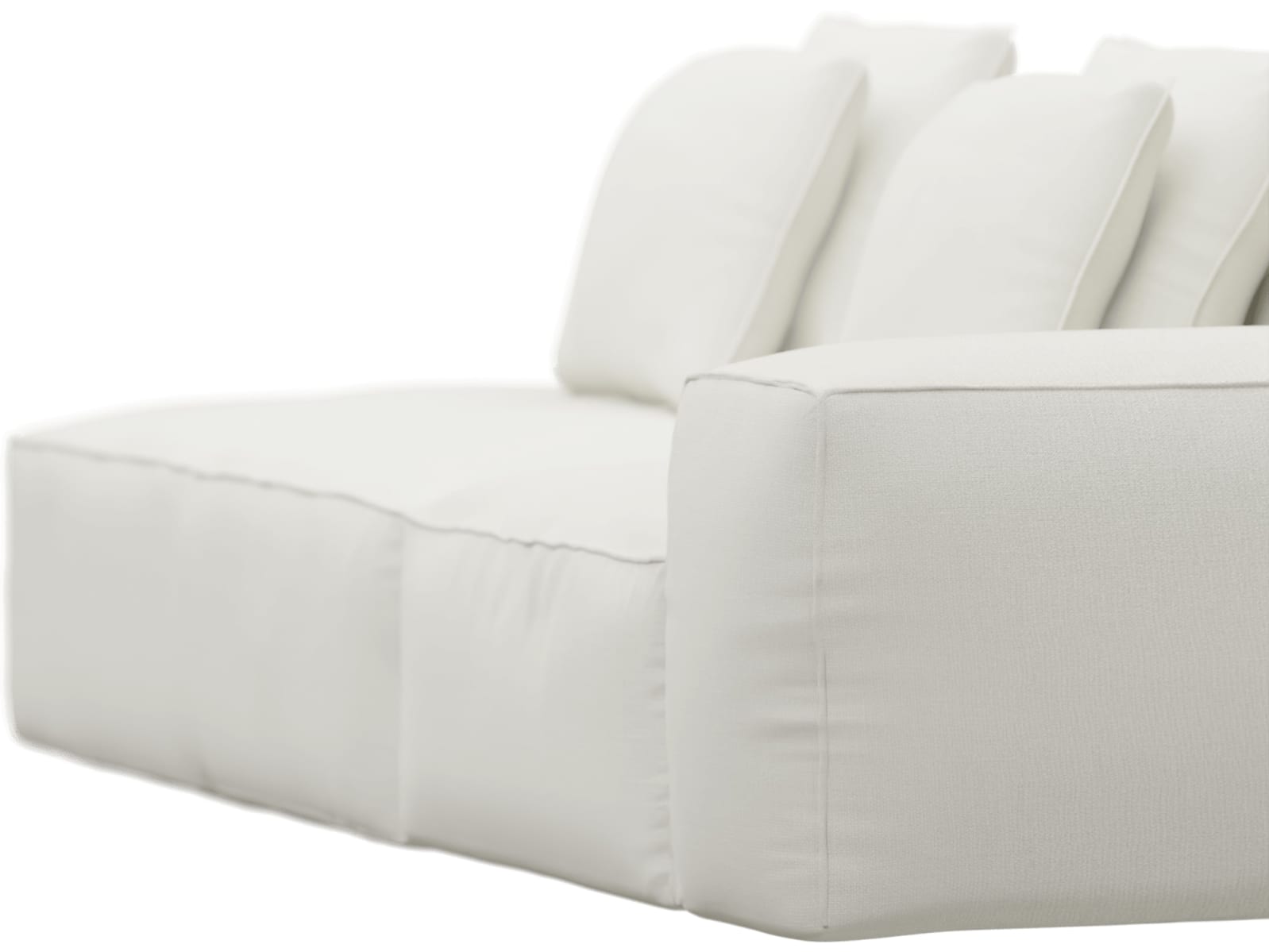 Riley Tribute Shell Modular Sofa - 1x Arm, 1x Armless, 1x Left Terminal color Tribute Shell