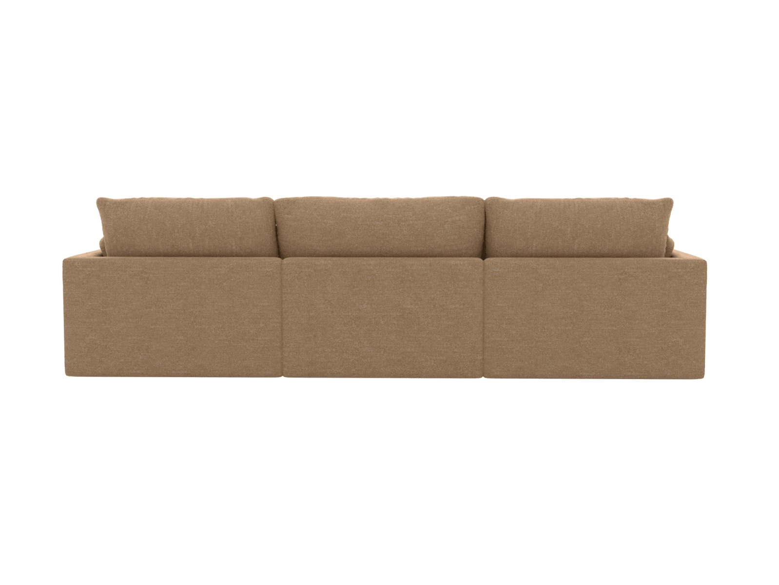 Willow Avon Honey Chaise Sofa - 3 Seater color Avon Honey
