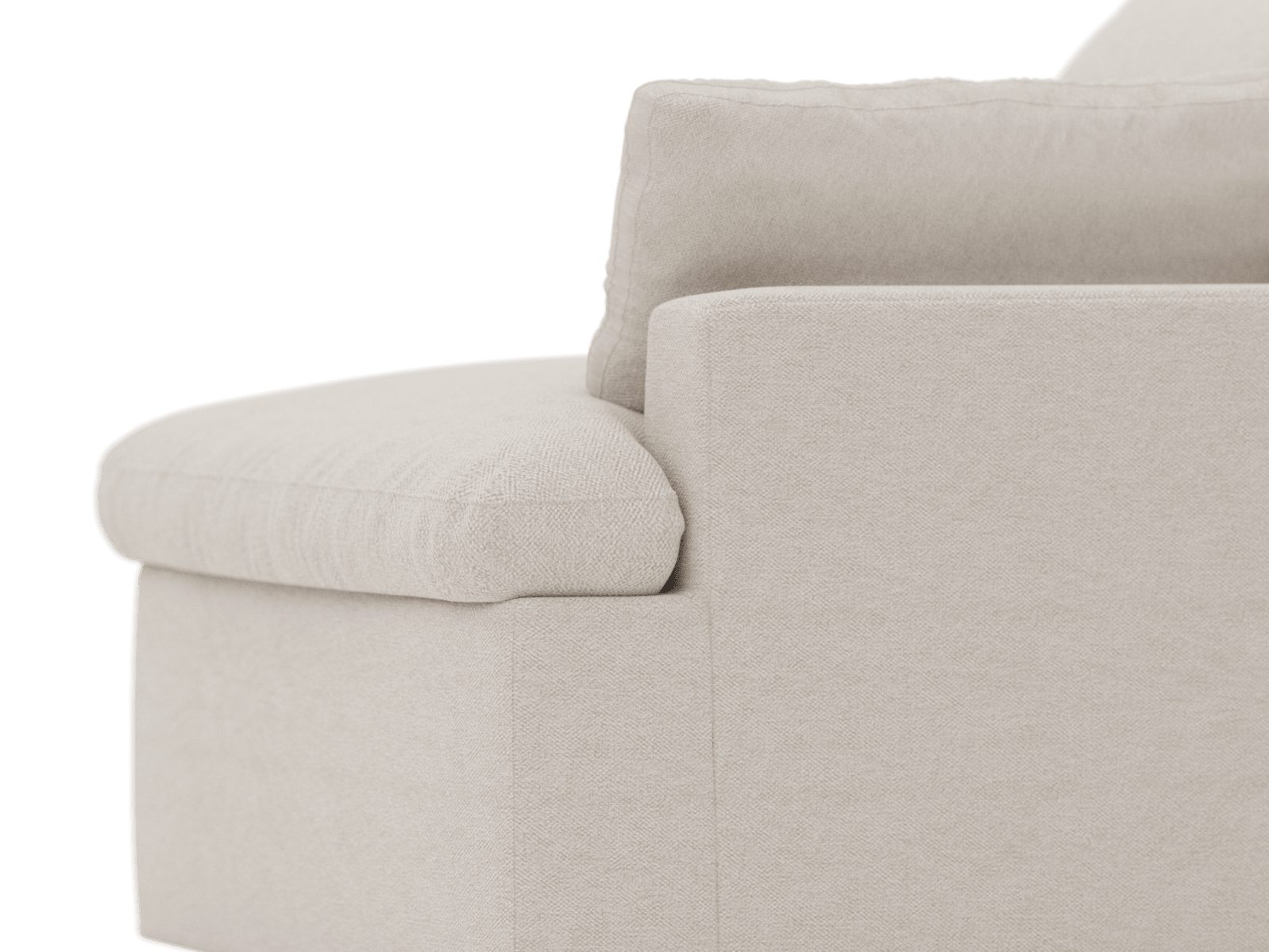 Retreat Noa Desert 1 Seat Right Arm Facing Sofa Module color Noa Desert