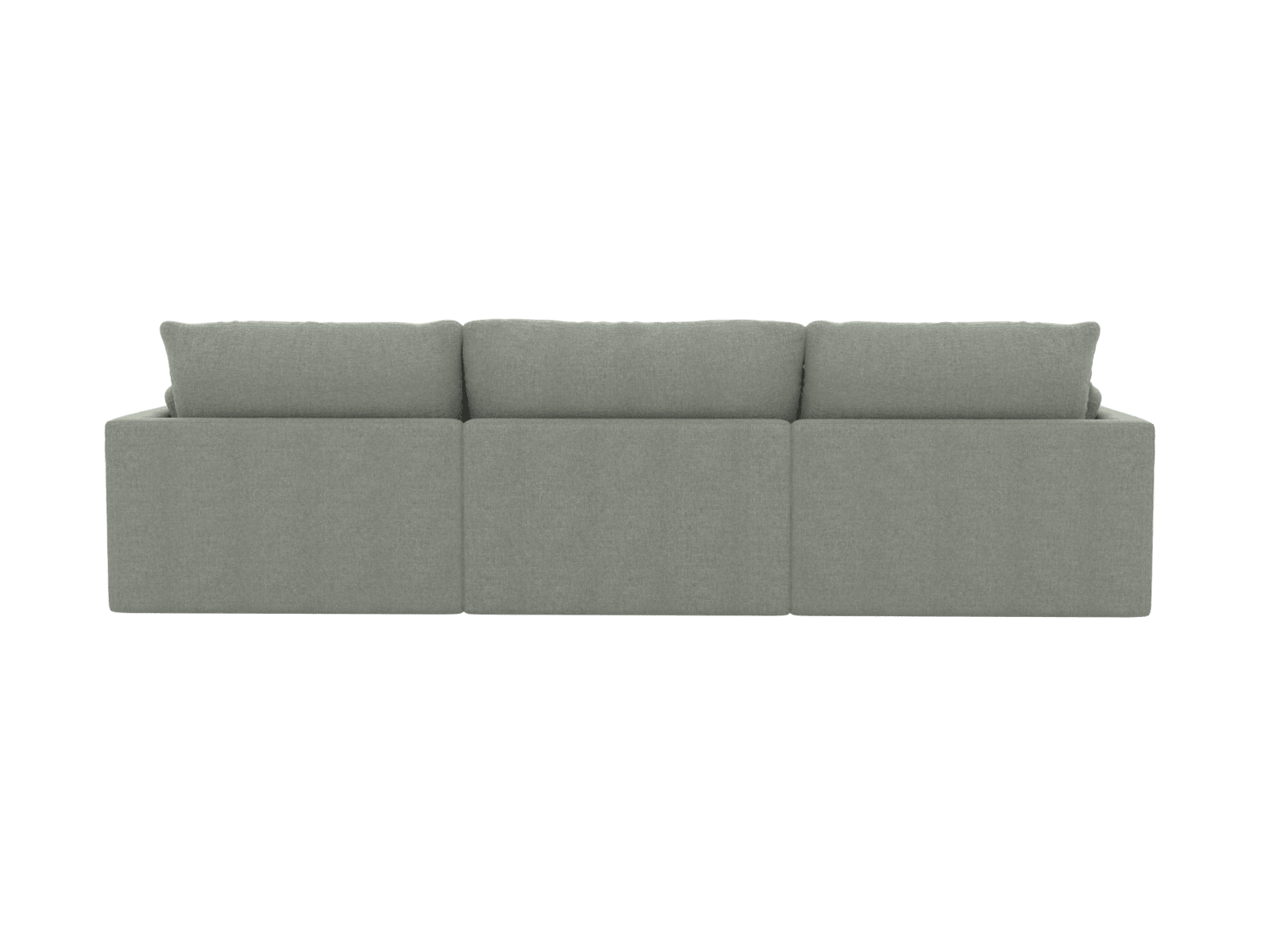 Willow Avon Sage Chaise Sofa - 3 Seater color Avon Sage