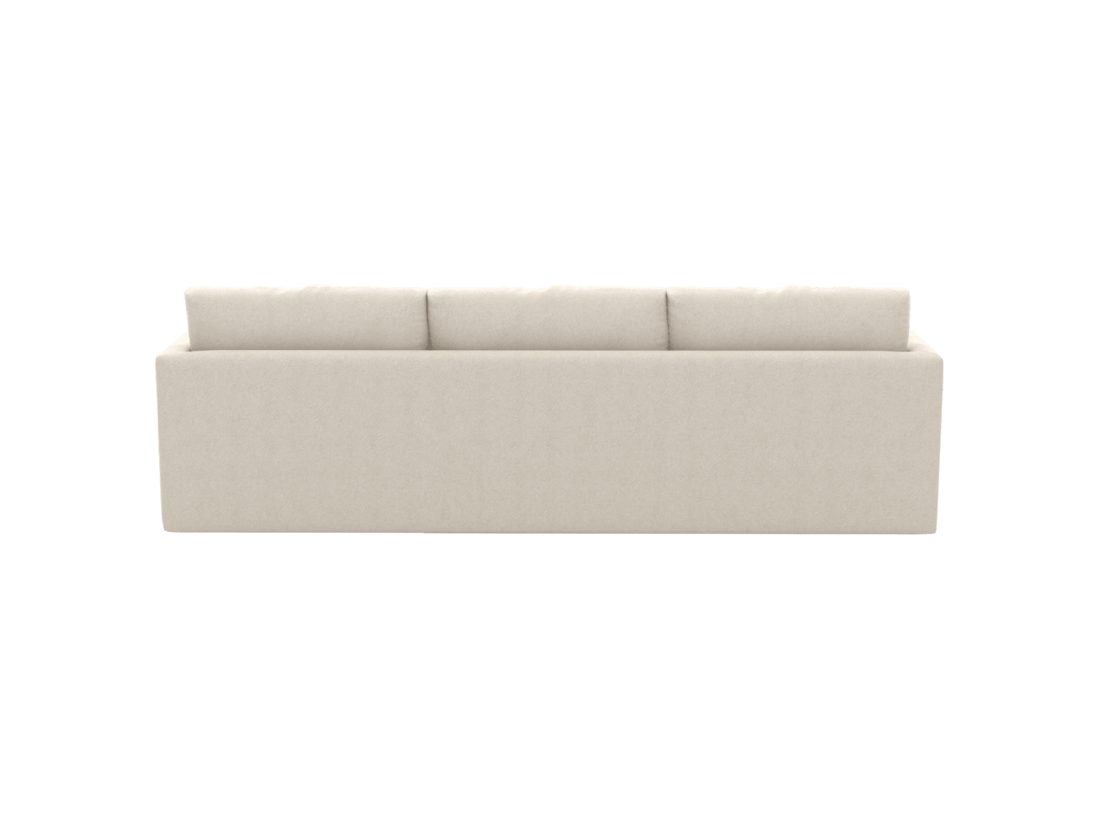 Haven Muse Flax 3 Seater Chaise Sofa color Muse Flax