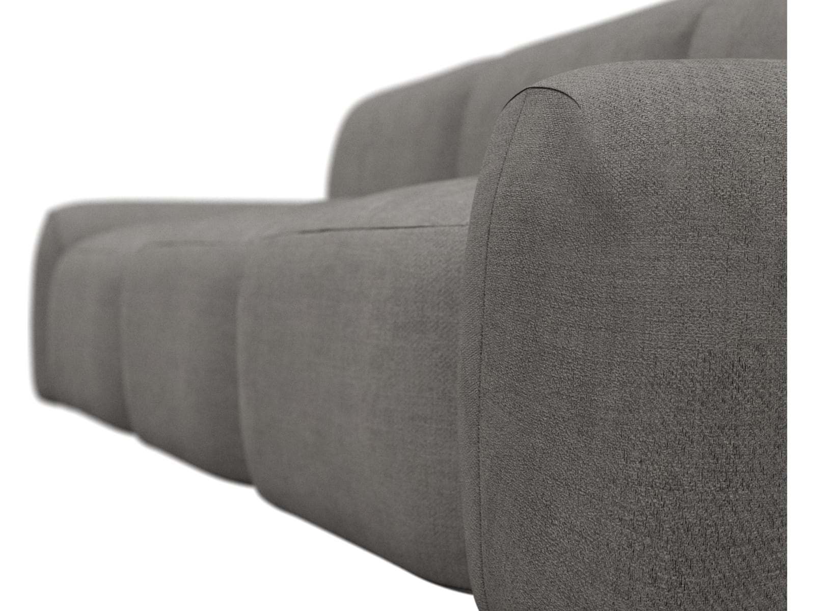 Beckett Isla Soft Grey Modular Sofa - 3 Seater color Isla Soft Grey