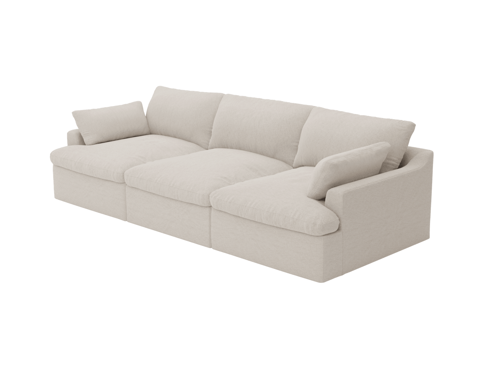 Retreat Noa Desert Modular Sofa - 3 Piece color Noa Desert