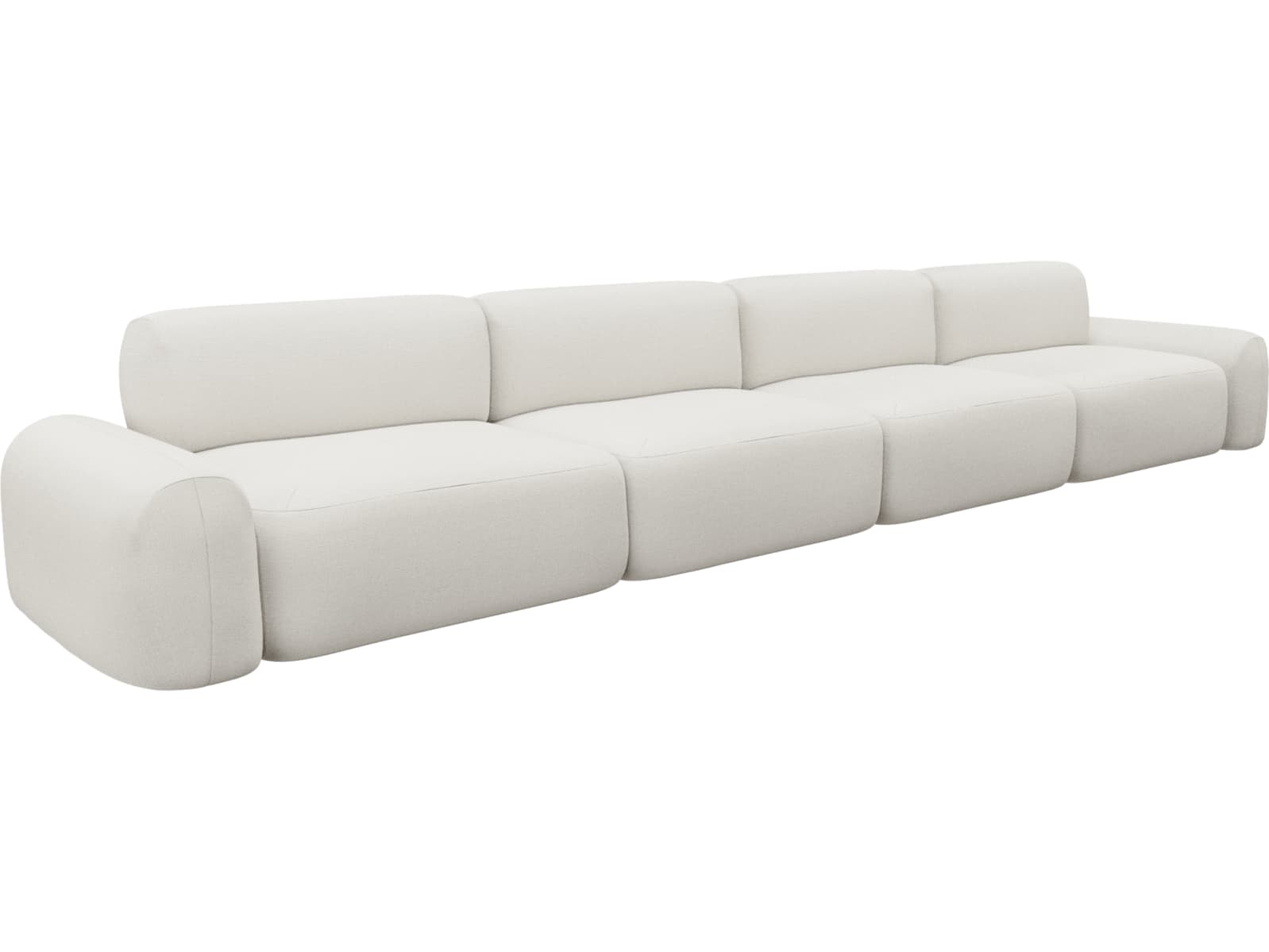 Beckett Tribute Ice Modular Sofa - 4 Seater color Tribute Ice