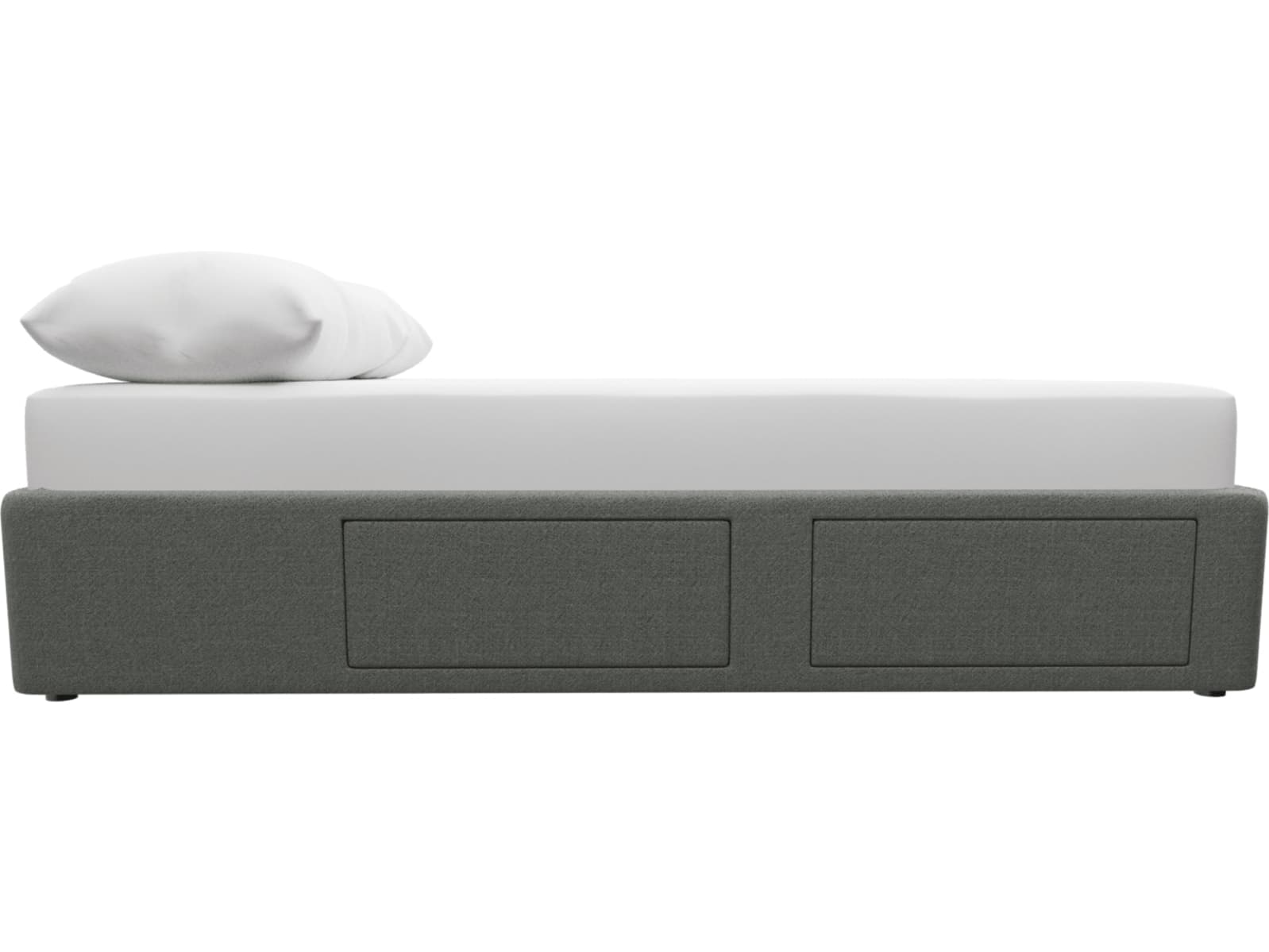 Zenith Storage Drawer Bed Base Tribute Storm color Tribute Storm