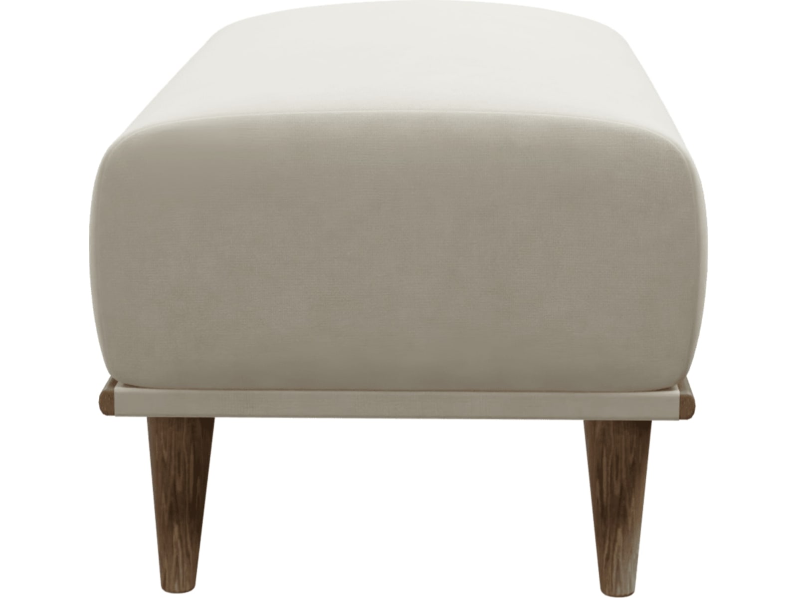 Dane Muse Flax Ottoman color Muse Flax
