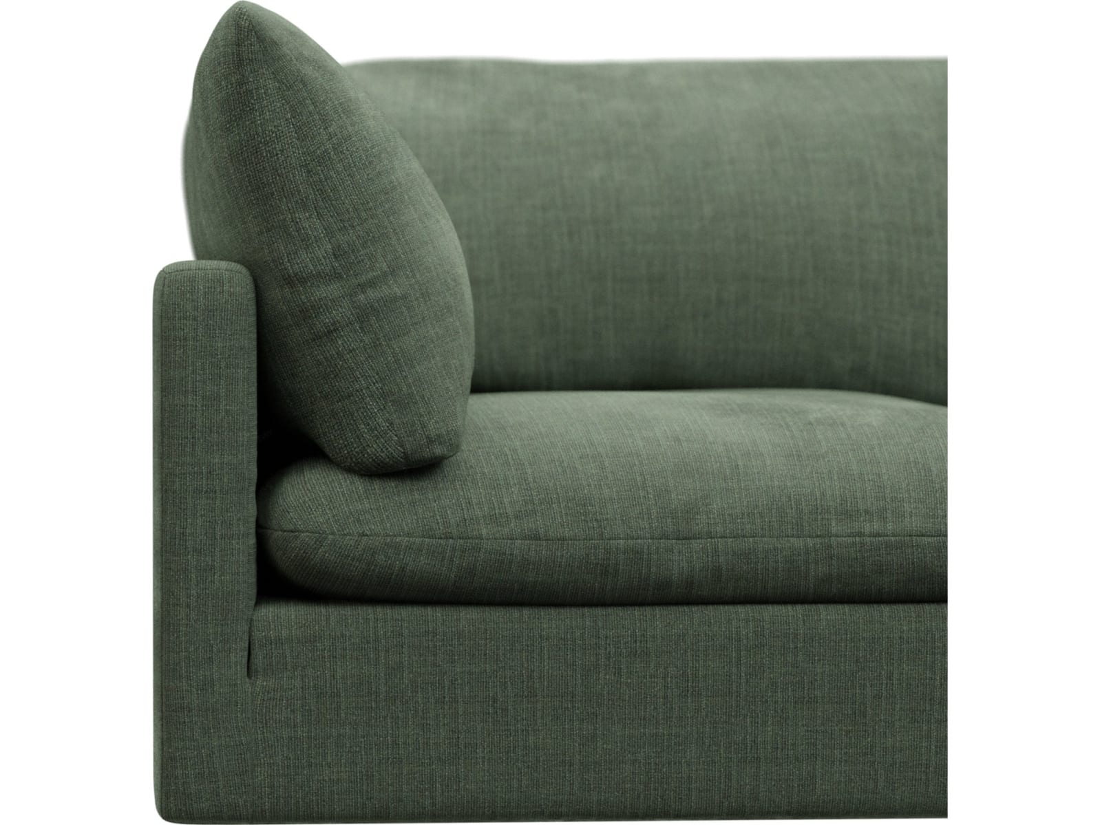 Willow Tribute Dark Jade Corner Sofa Module color Tribute Dark Jade