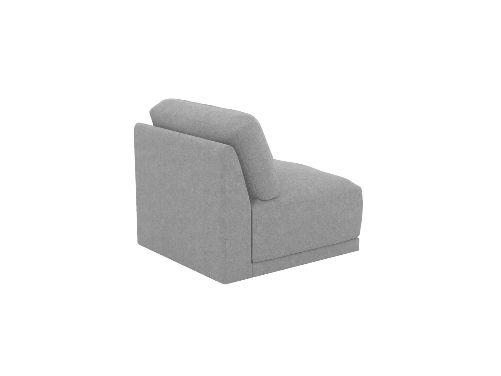Emily Armless Chair Module California Slate color California Slate