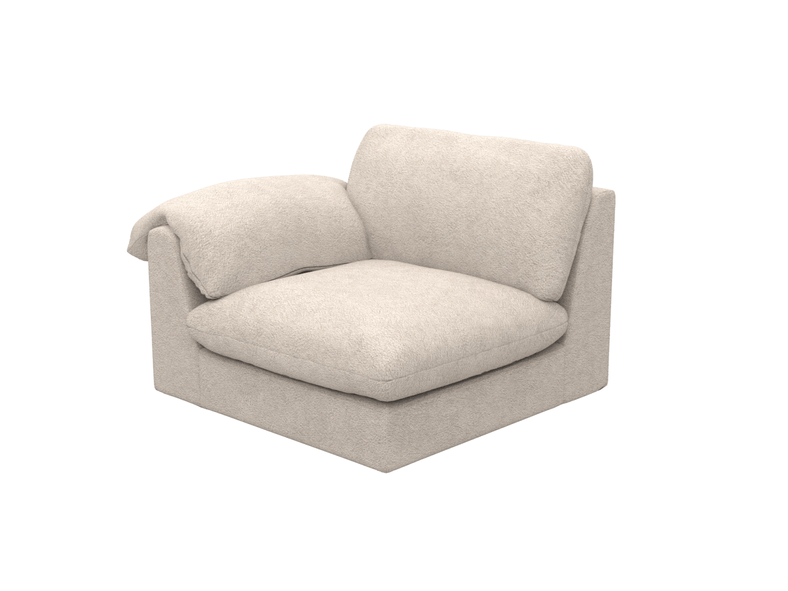 Ludlow Noa Desert Left Arm Facing Chair Module color Noa Desert