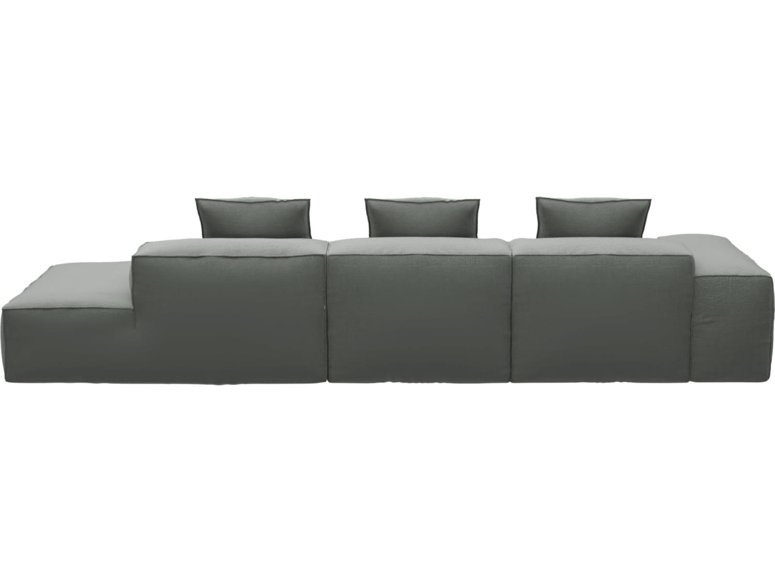 Riley Tribute Storm Modular Sofa - 1x Arm, 2x Armless, 1x Right Terminal color Tribute Storm