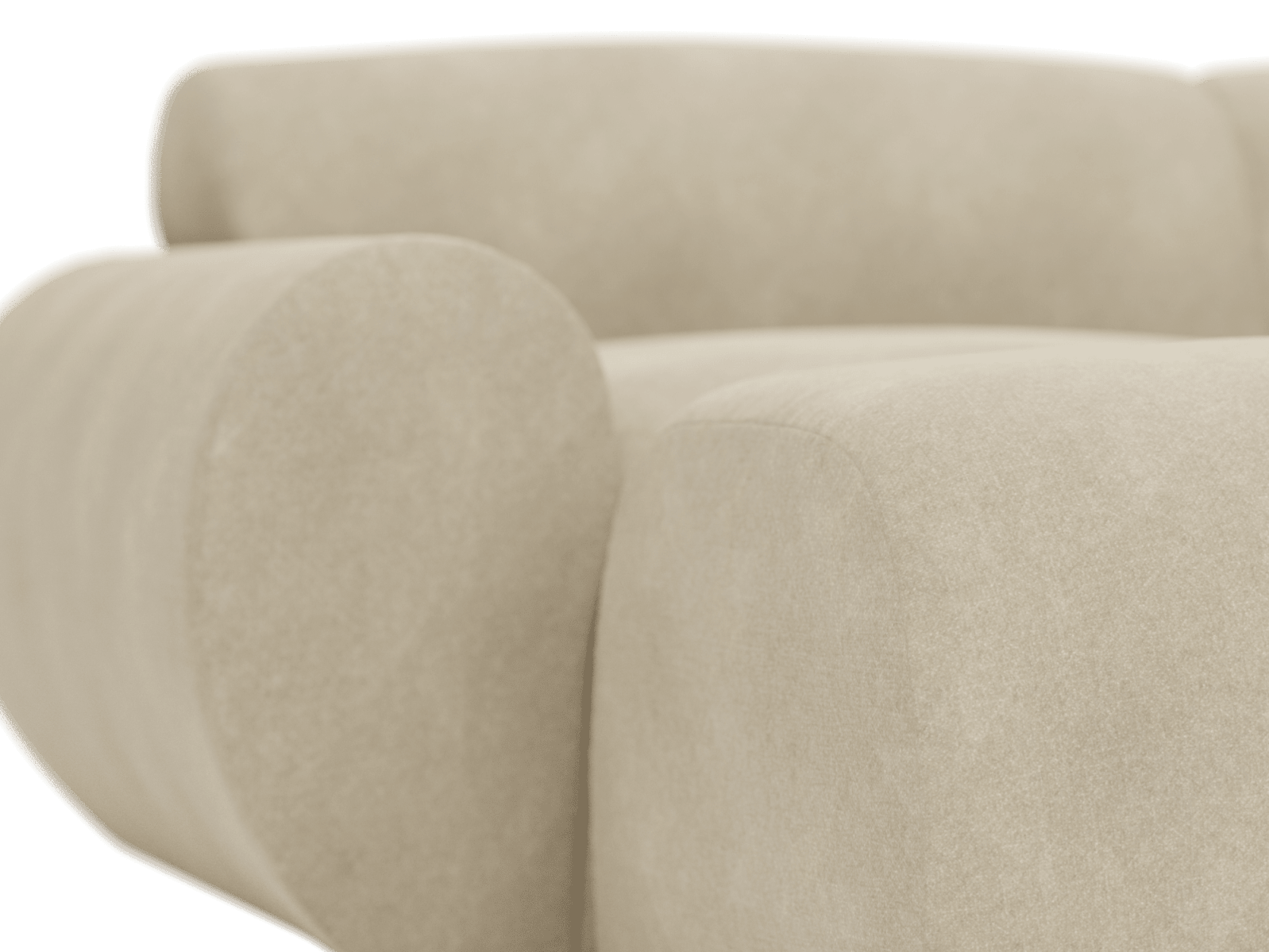 Malmo Avon Taupe Sofa with Ottoman - 4 Piece color Avon Taupe