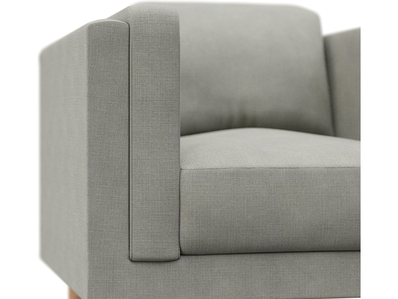 Hayes Toorak Pebble Armchair color Toorak Pebble
