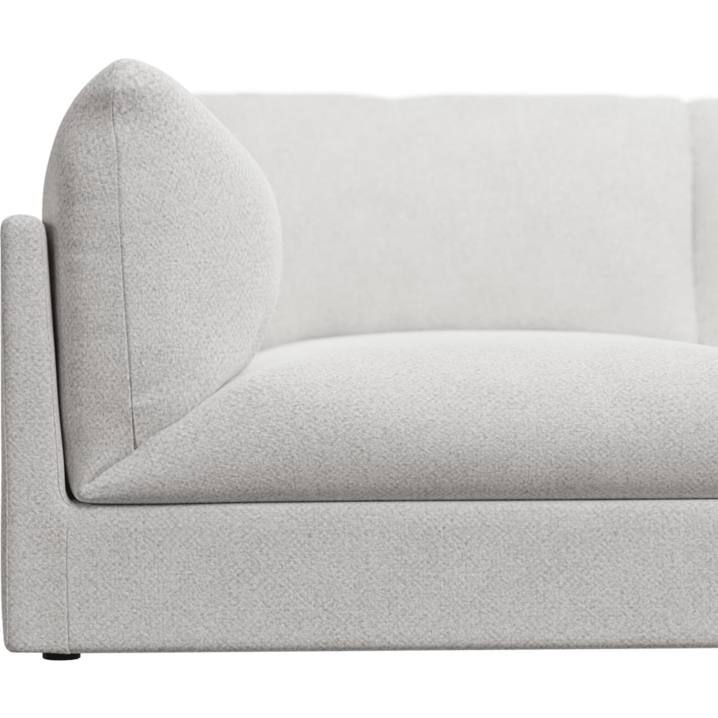 Finley Noa Fog Modular Sofa - 4 Seater color Noa Fog