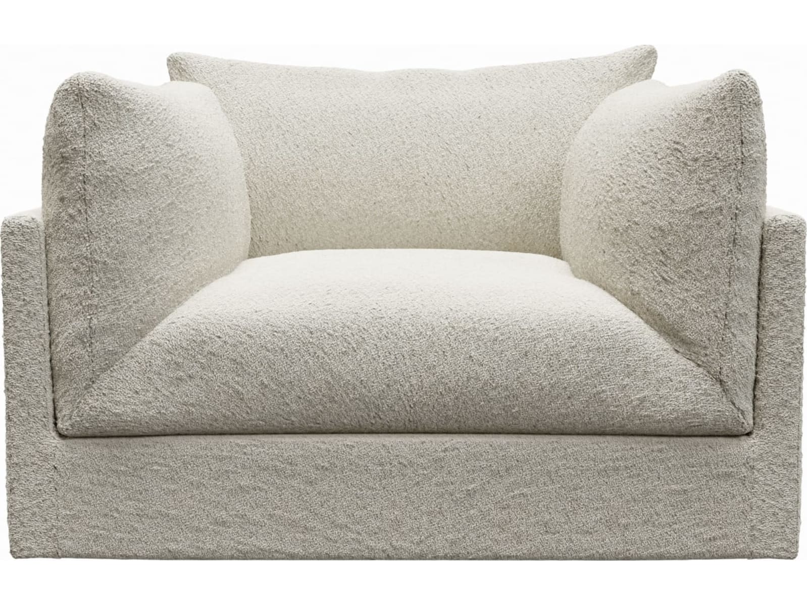 Finley Boucle Ivory Armchair color Boucle Ivory