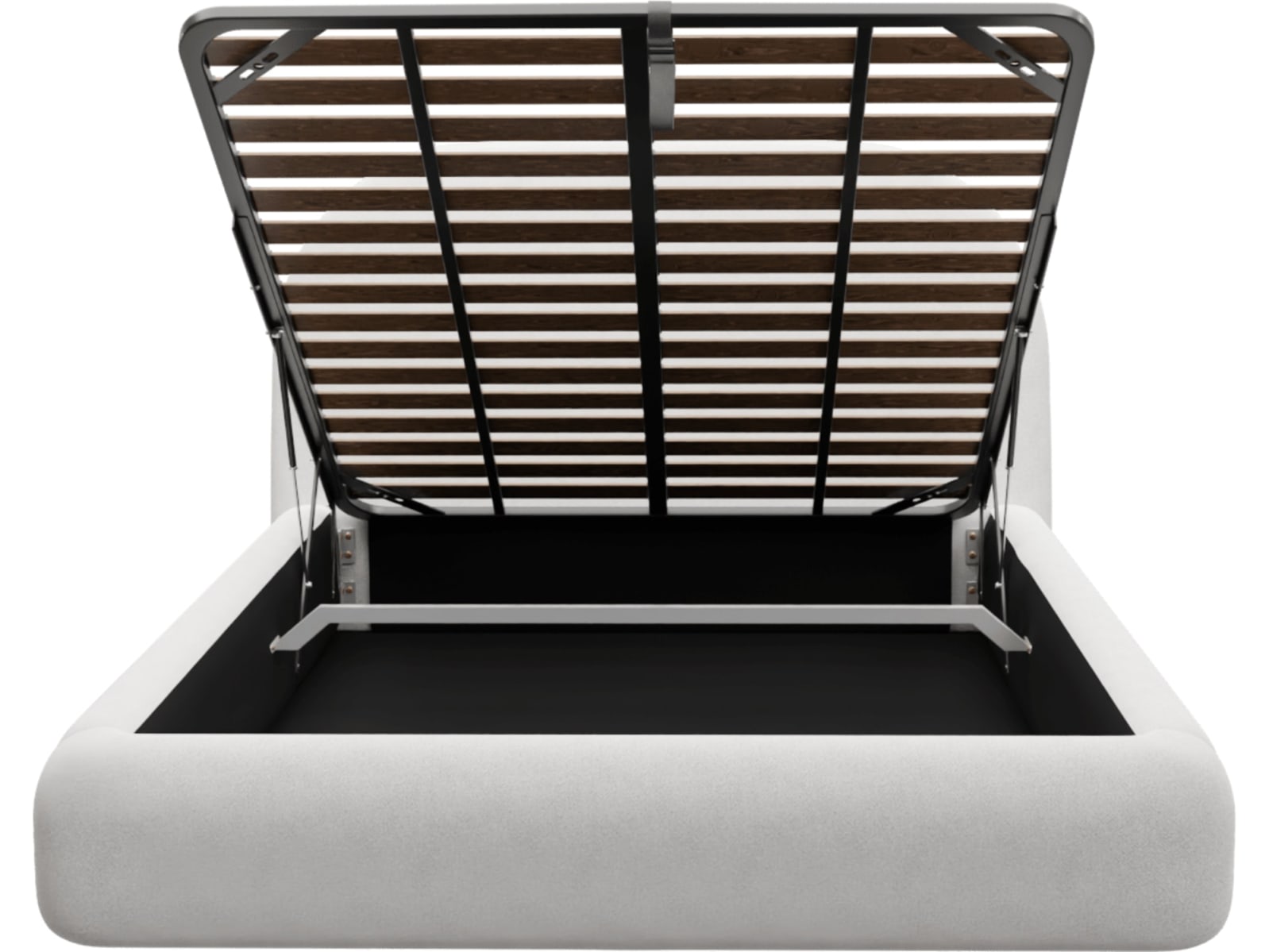 Capri Gas Lift Bed Noa Fog color Noa Fog