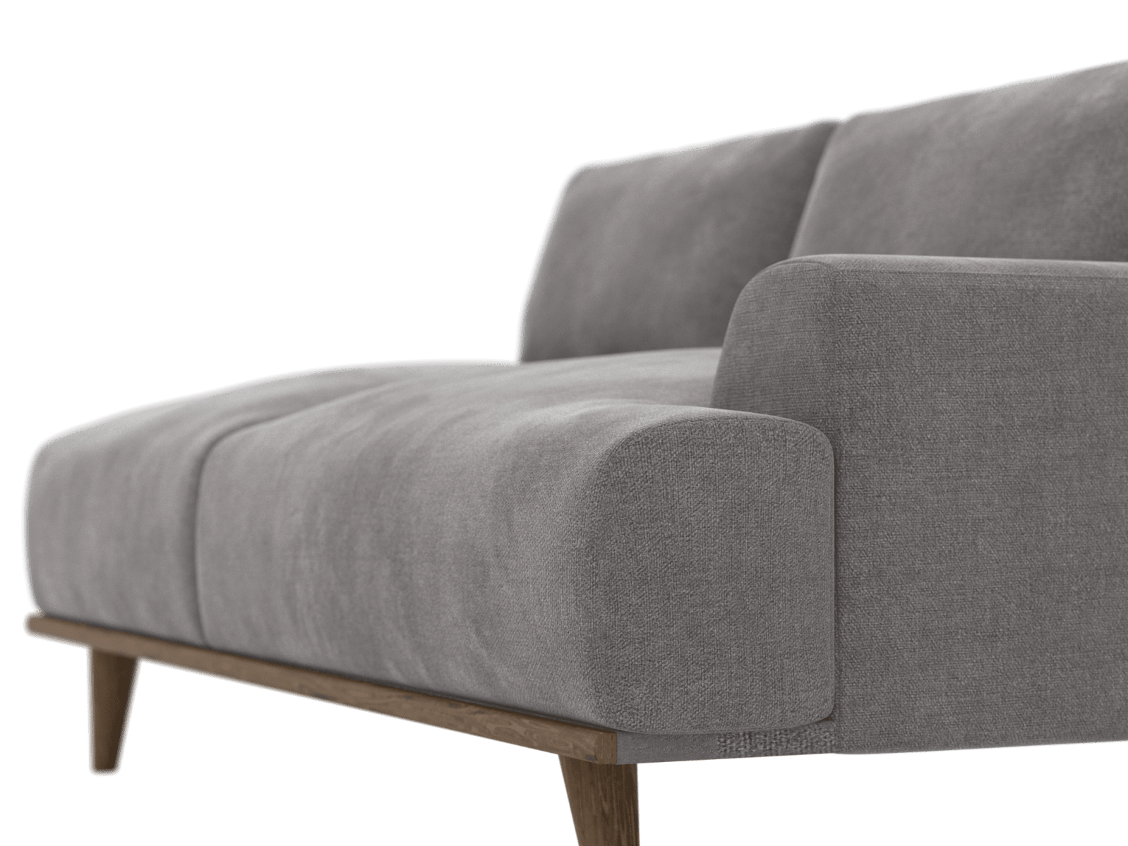 Dane Tribute Storm 2 Seat Right Facing Sofa Module color Tribute Storm