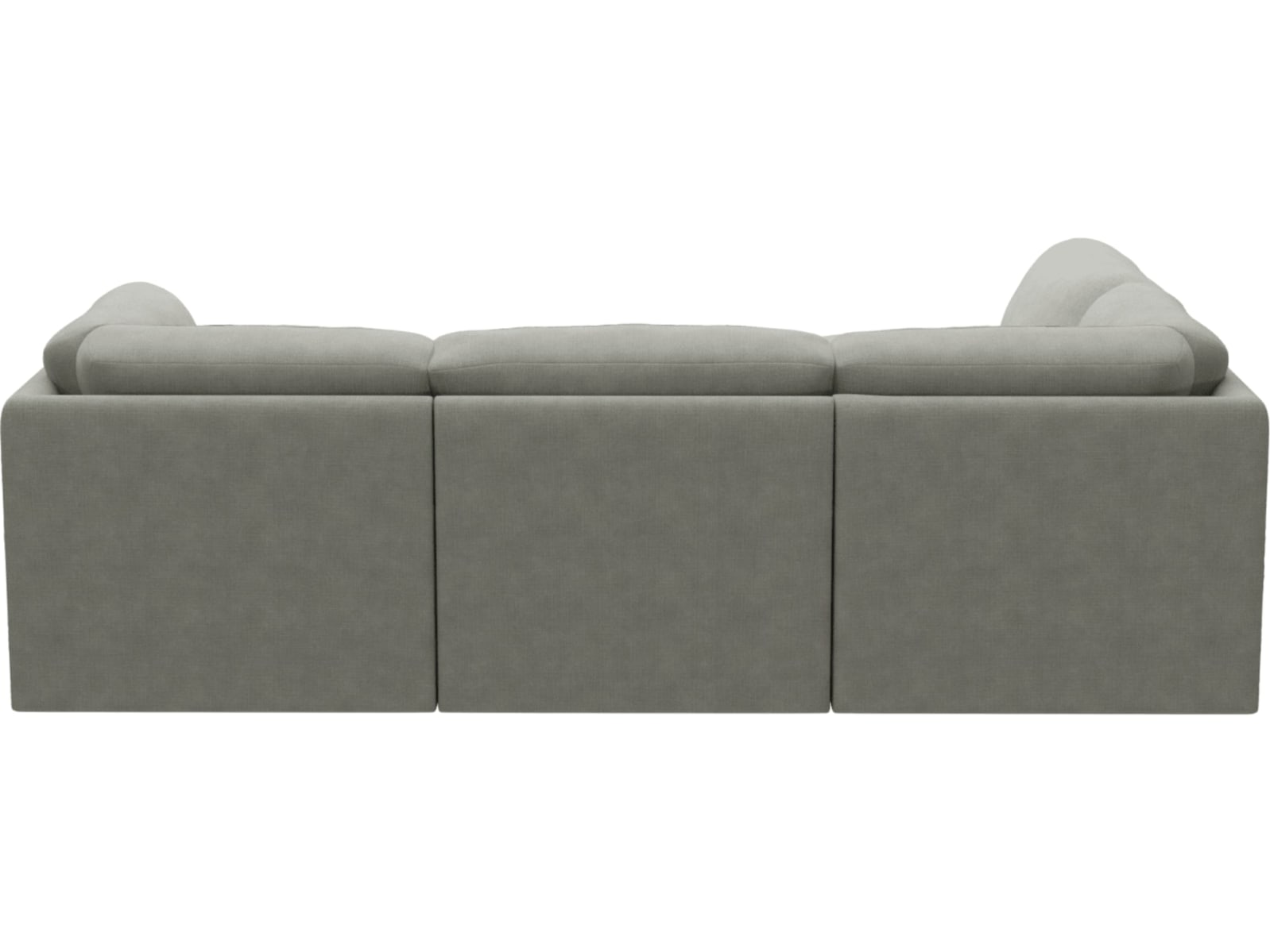 Emily Modular Sofa Toorak Pebble - 5 Piece color Toorak Pebble