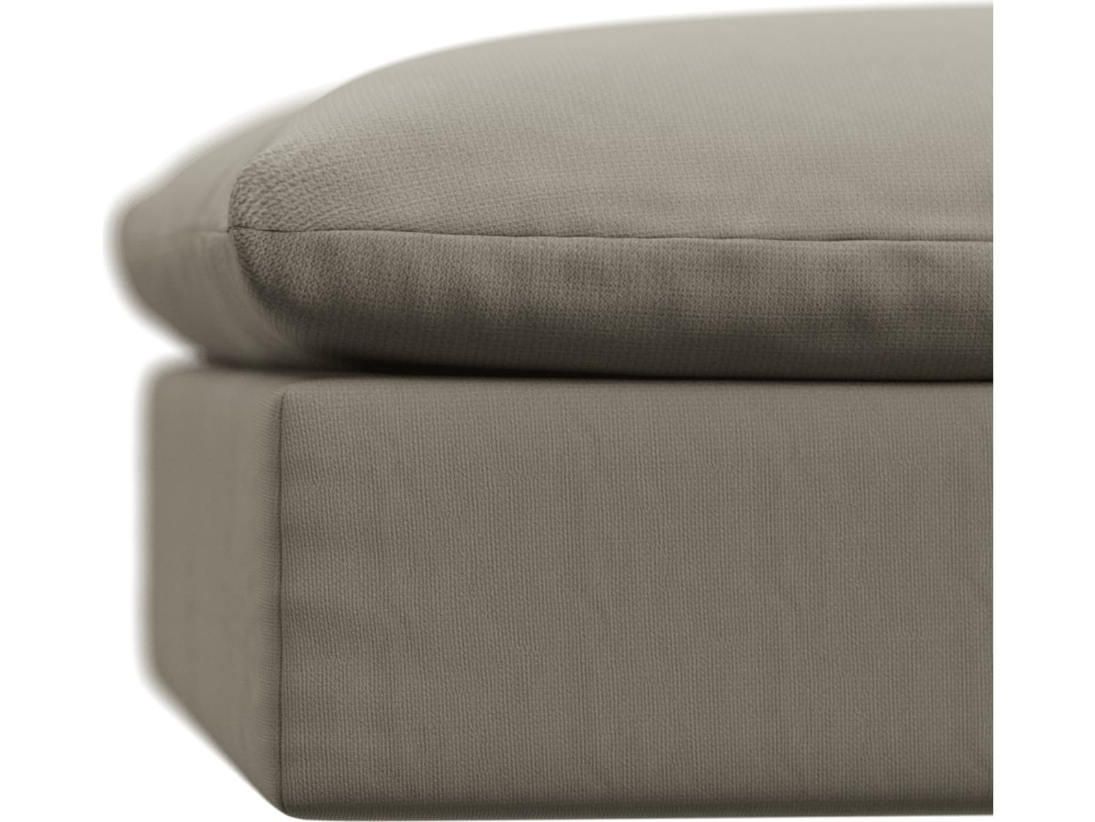 Willow Plaza Natural Ottoman color Plaza Natural