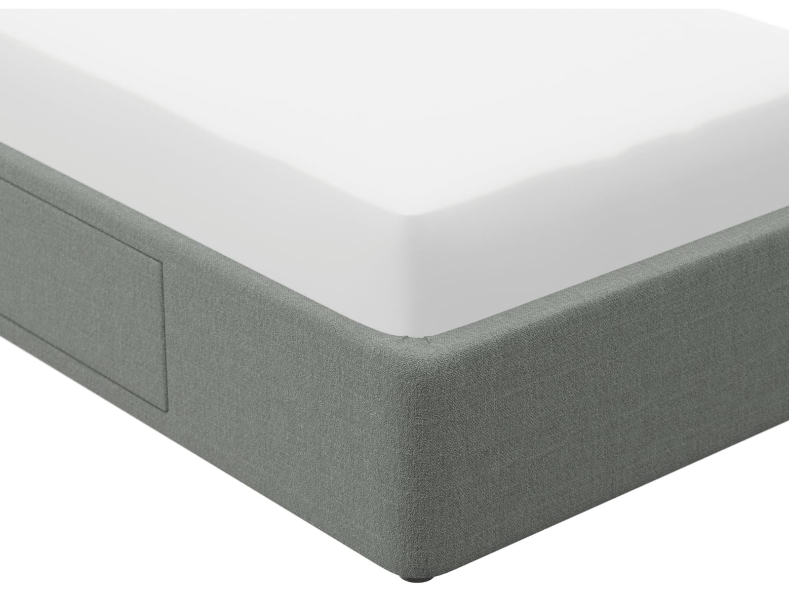 Zenith Kids 1 Storage Drawer Bed Base Tribute Storm color Tribute Storm