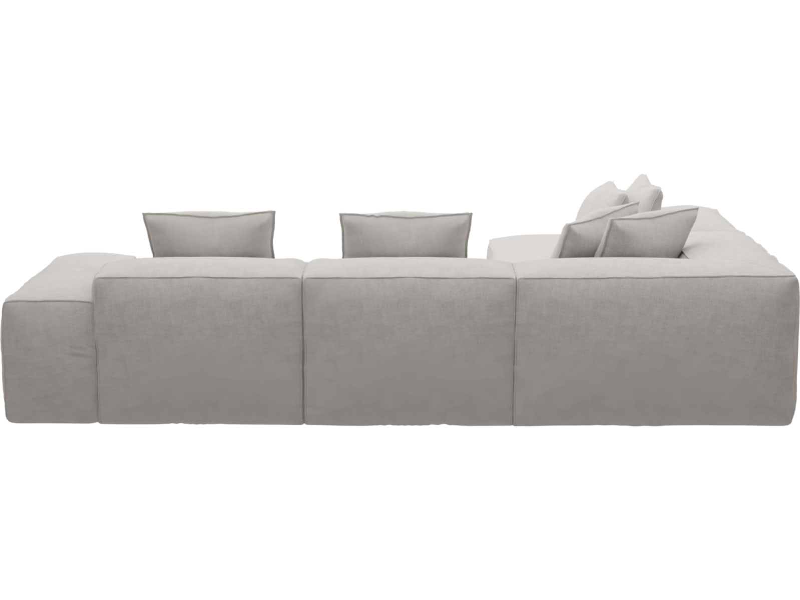 Riley Avon Mineral Modular Sofa - Arm, 2x Armless, Corner, Left Terminal color Avon Mineral