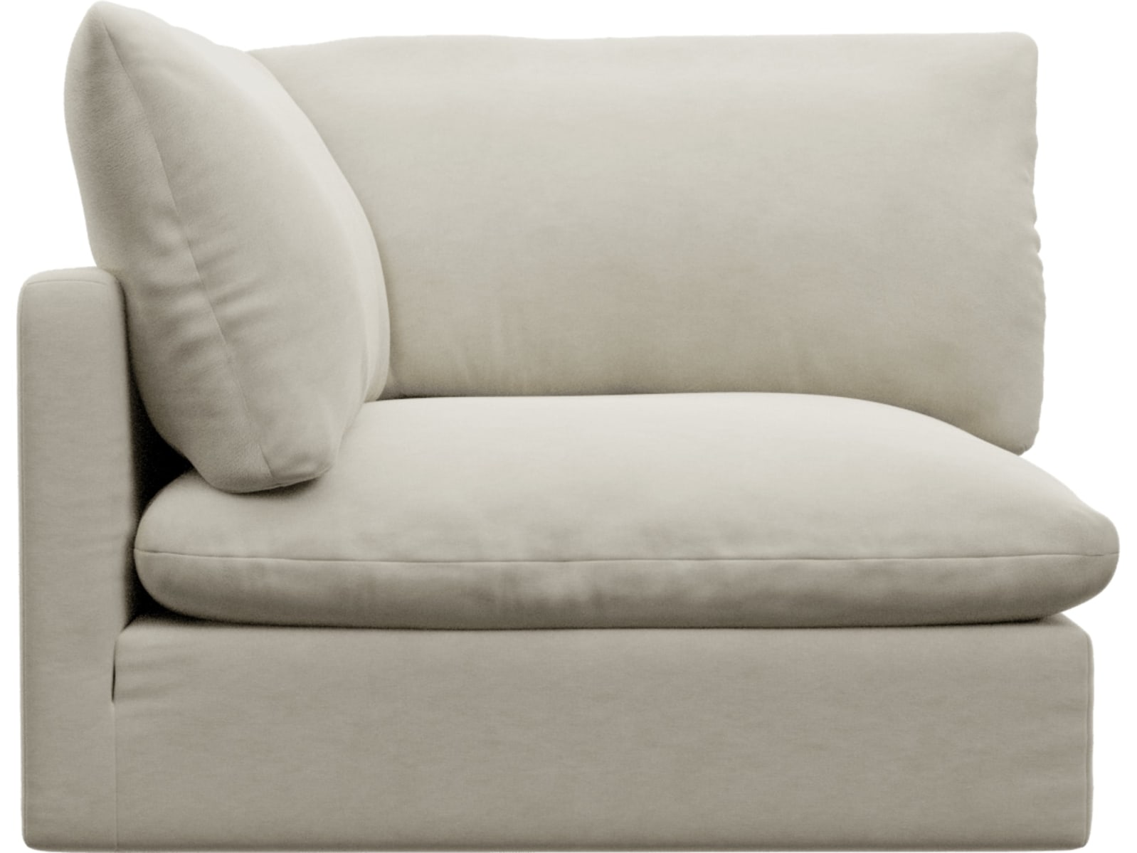 Willow Muse Flax Corner Sofa Module color Muse Flax