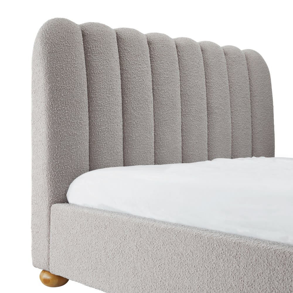 Maeve Boucle Pumice Bed  - Double color Pumice