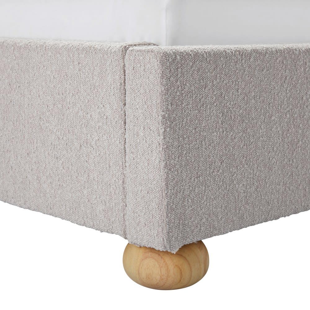 Maeve Boucle Pumice Bed  - King color Pumice