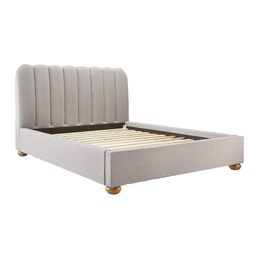 Maeve Boucle Pumice Bed  - Double color Pumice