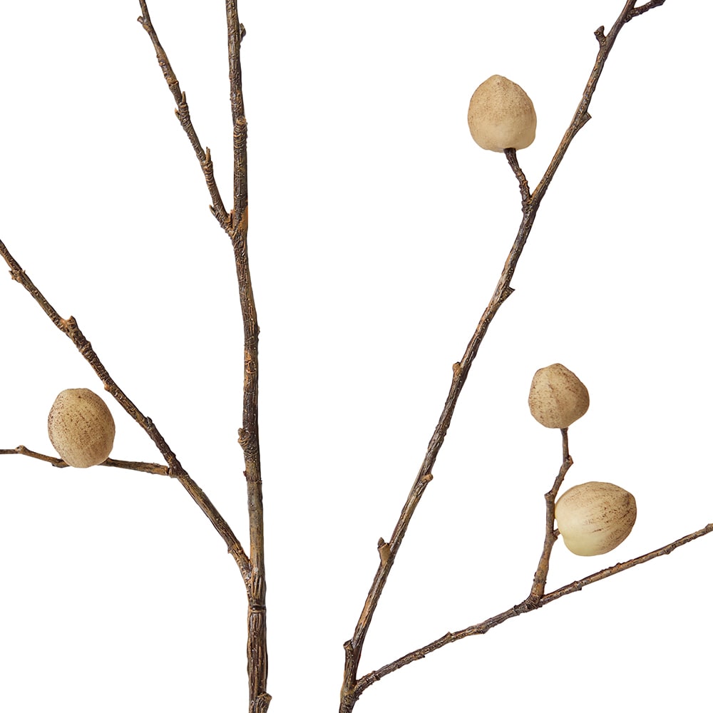 Berry Pod Dried Look Branch - 16 x 8 x 85cm color Natural