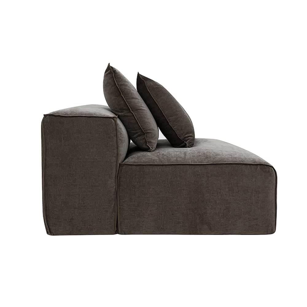 Riley Muse Mink Module Armless color Muse Mink