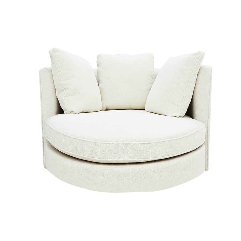 Adore Noa Fog Swivel Chair color Noa Fog