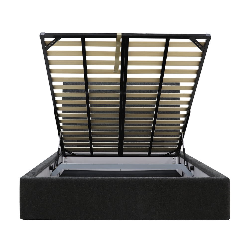 Havana Gas Lift Bed California Charcoal color California Charcoal
