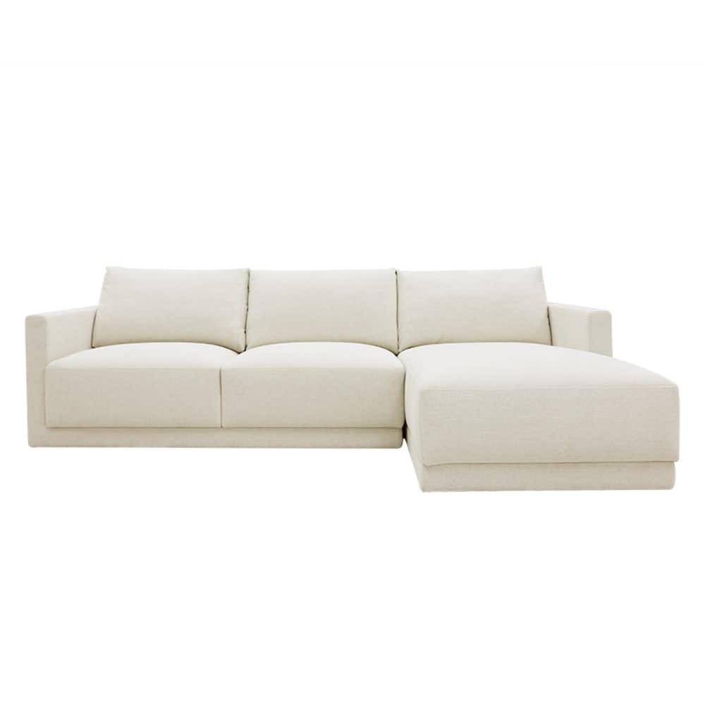 Haven Apt California Ivory Chaise Sofa