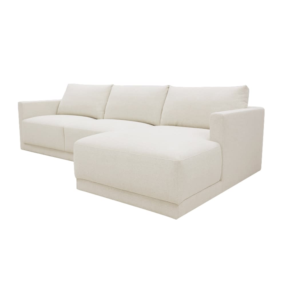 Haven Apt California Ivory Chaise Sofa