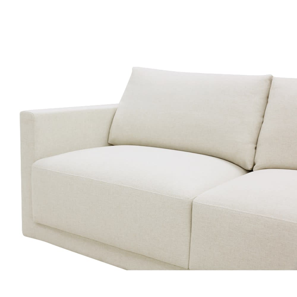 Haven Apt California Ivory Chaise Sofa Right Facing - 3 Seater color California Ivory