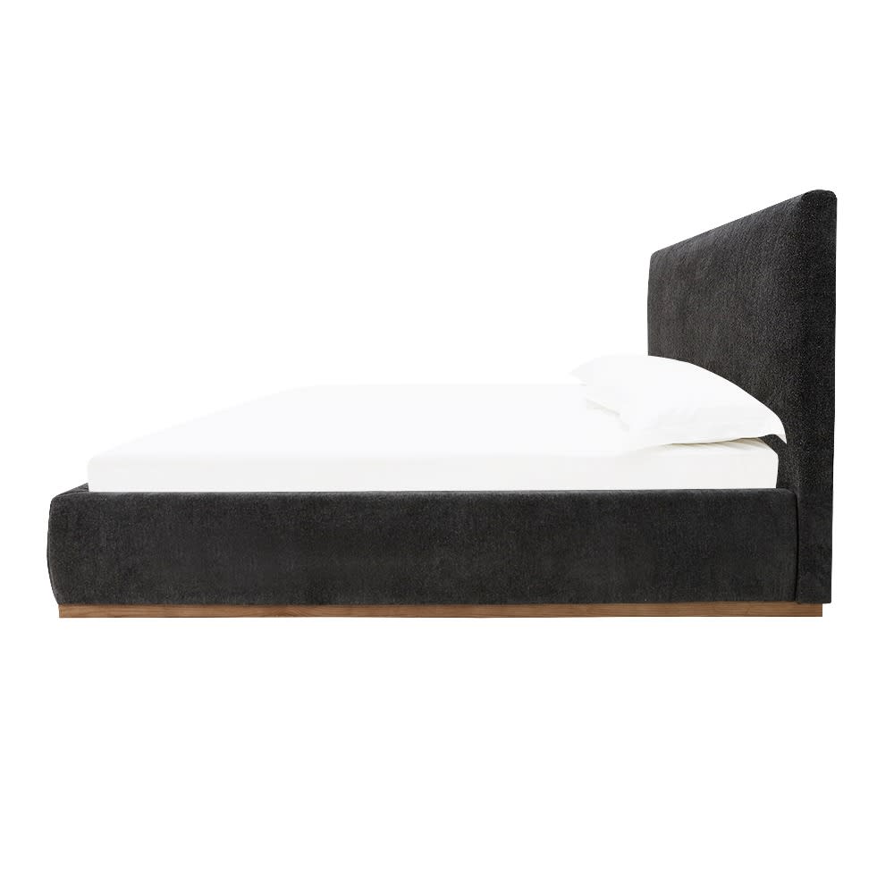 Haven Dark Gas Lift Bed California Charcoal color California Charcoal