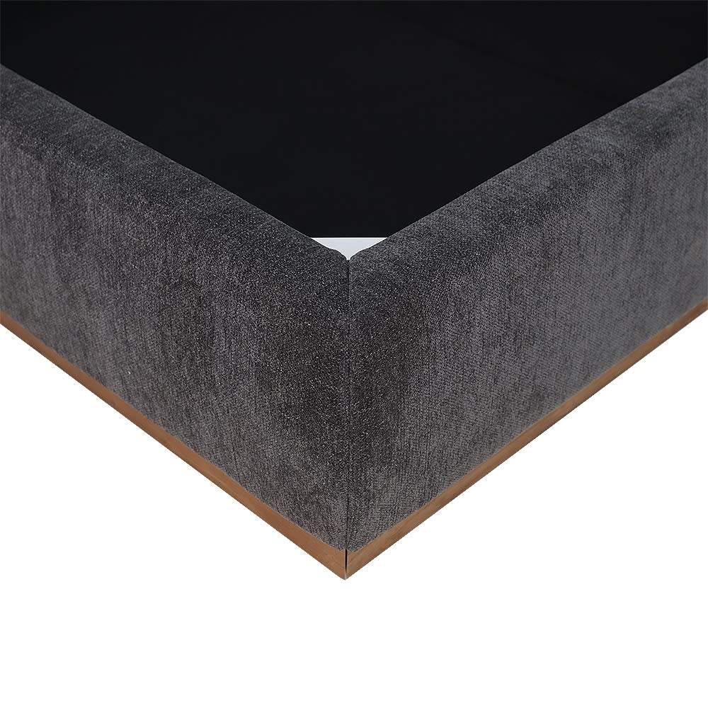 Haven Dark Gas Lift Bed California Charcoal color California Charcoal