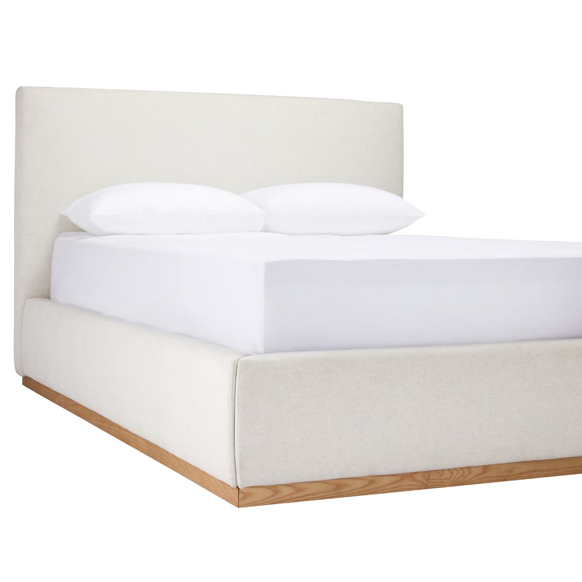 Haven Gas Lift Bed California Ivory King color California Ivory