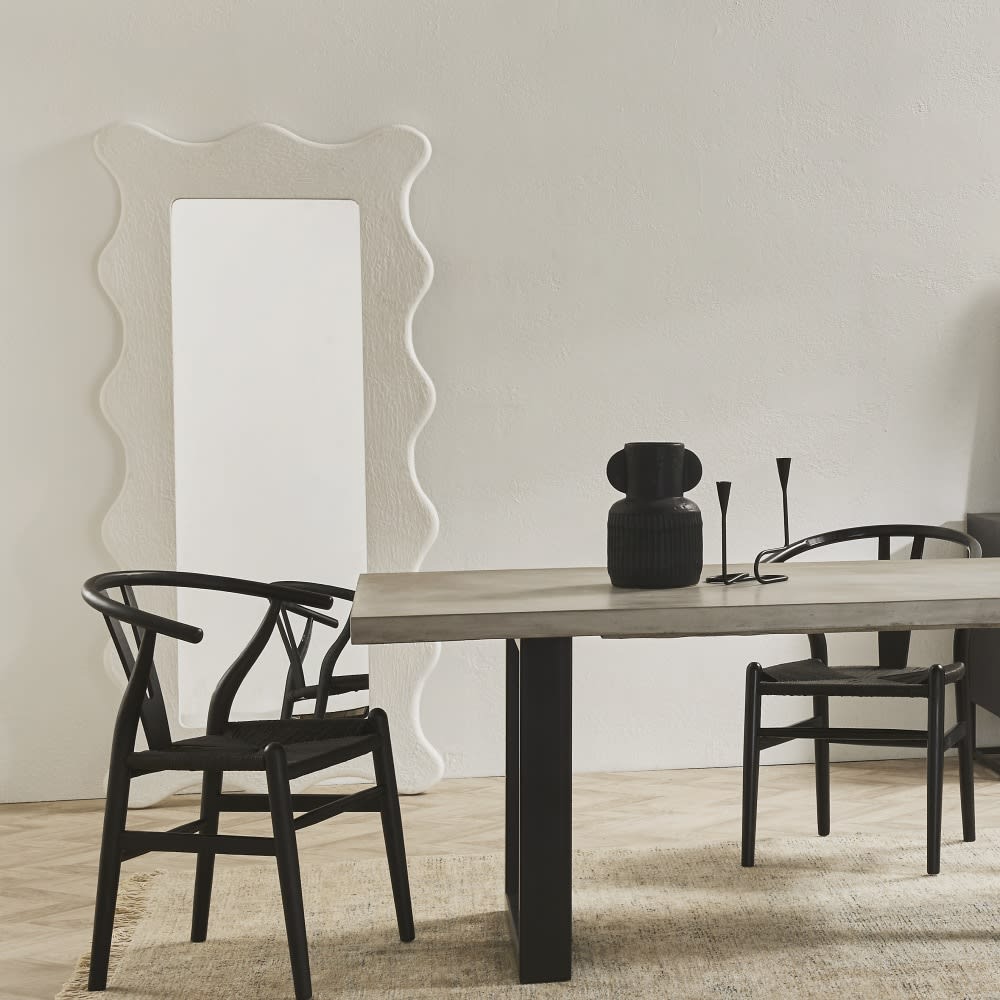 Ravello Floor Mirror White - 90cm x 190cm color White