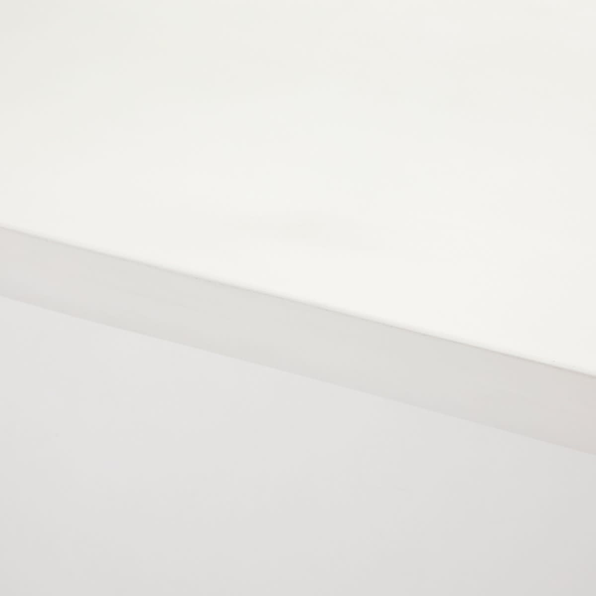 Odette White Concrete Dining Table color White