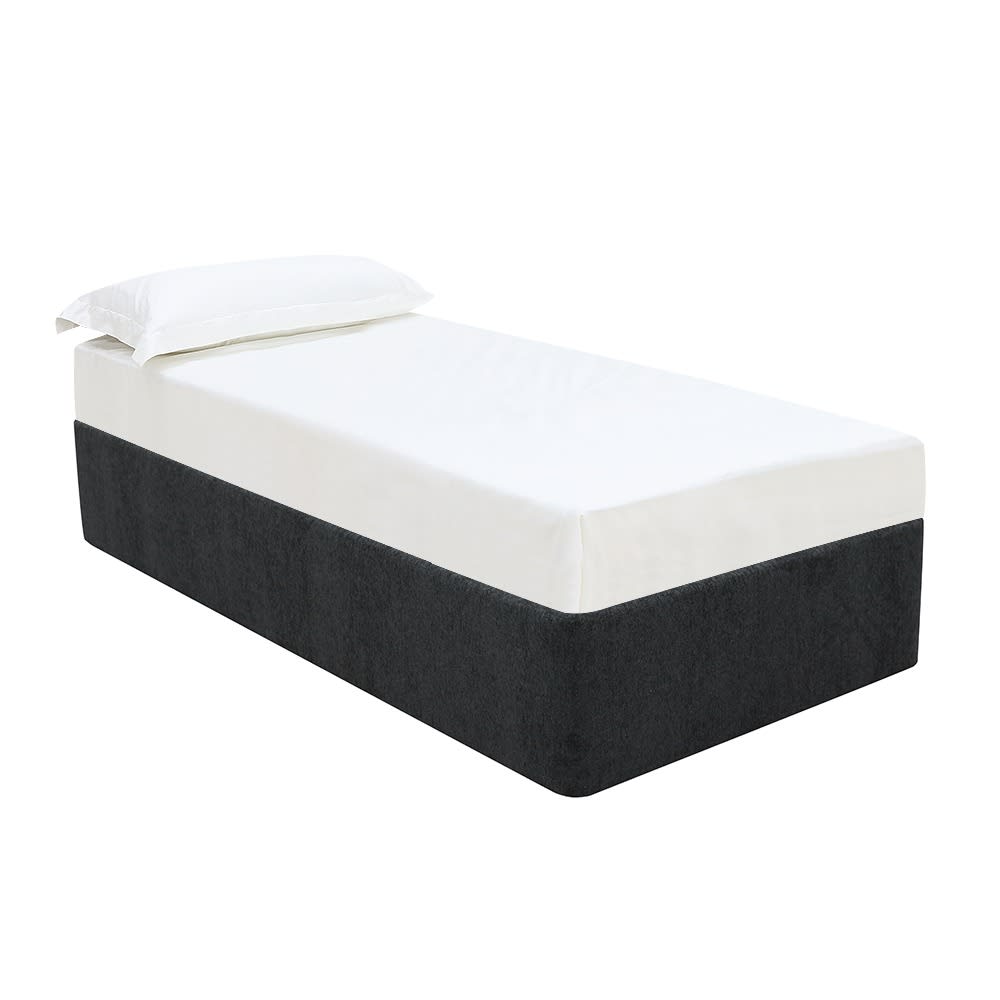 Leo Bed Base California Charcoal color California Charcoal