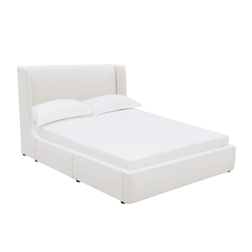 Lucy Drawer Bed California Ivory color California Ivory
