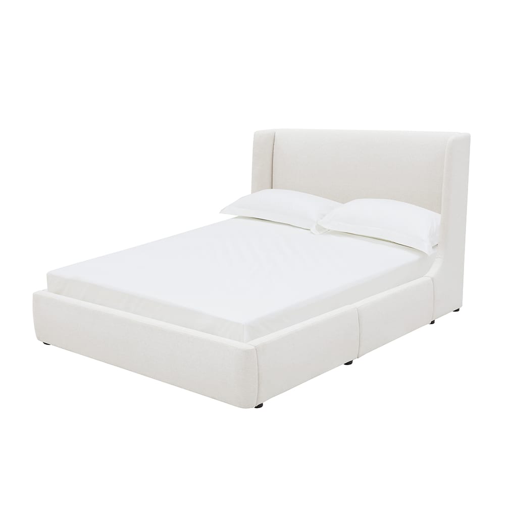 Lucy Drawer Bed California Ivory - Queen color California Ivory