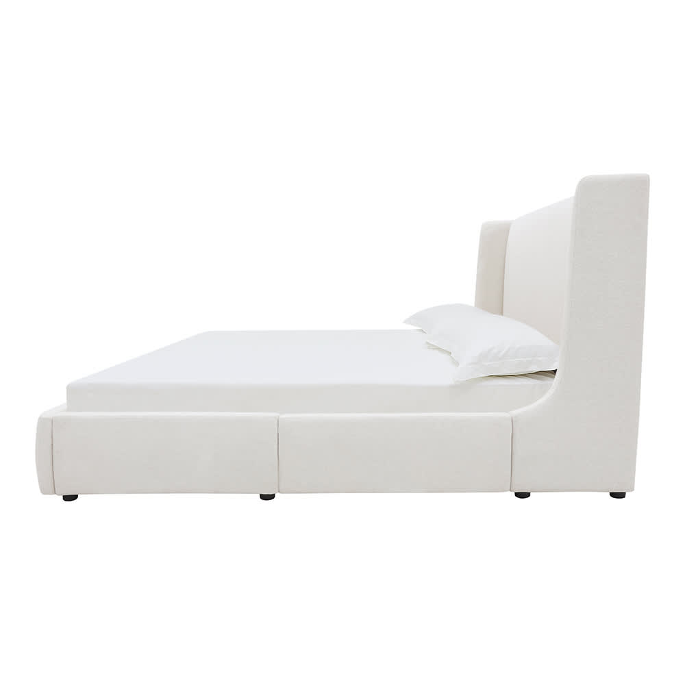 Lucy Drawer Bed California Ivory color California Ivory