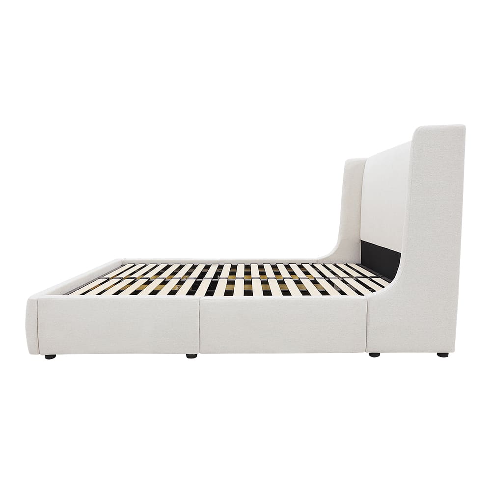 Lucy Drawer Bed California Ivory - King color California Ivory