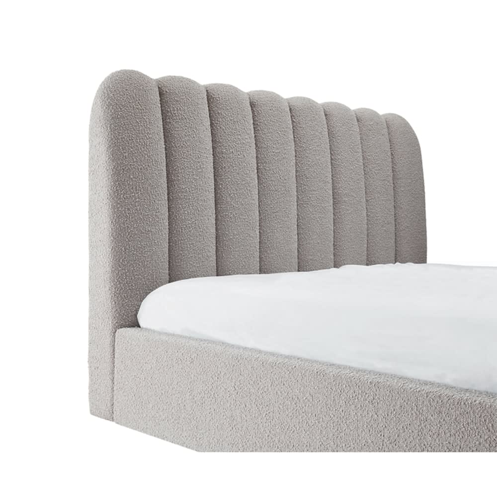 Maeve Gas Lift Bed Boucle Pumice Single color Pumice