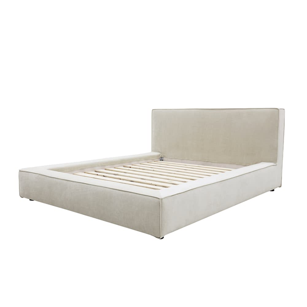 Riley Muse Flax King Bed Frame color Muse Flax